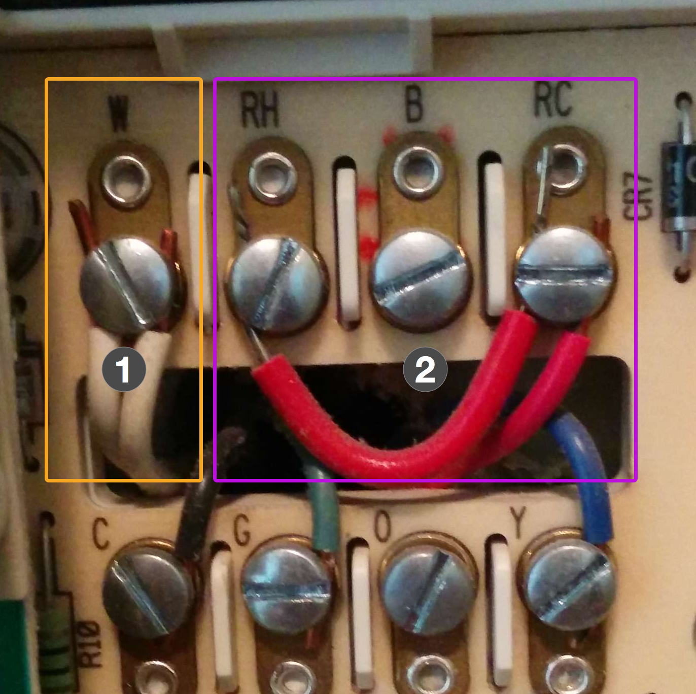Old thermostat
