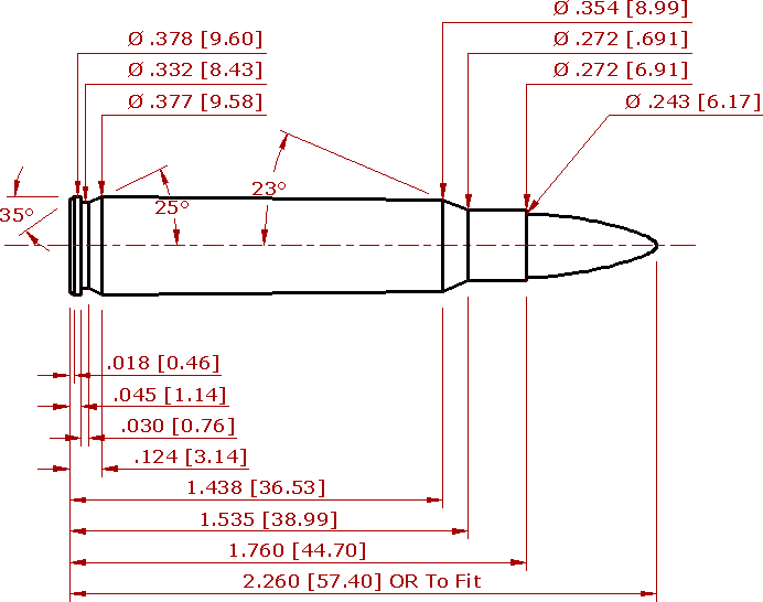 6x45 case dimensions